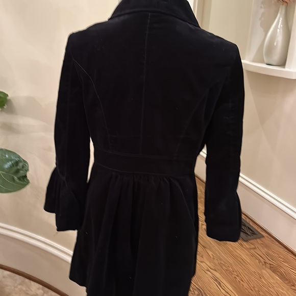 Chelsea & Violet Black Velvet Jacket SZ M - Picture 6 of 9